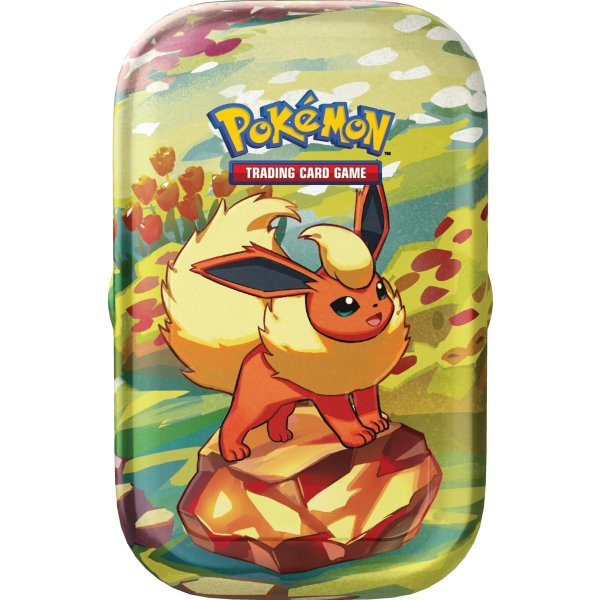 Scarlet &amp; Violet Prismatic Evolutions Flareon Mini Tin (englisch)