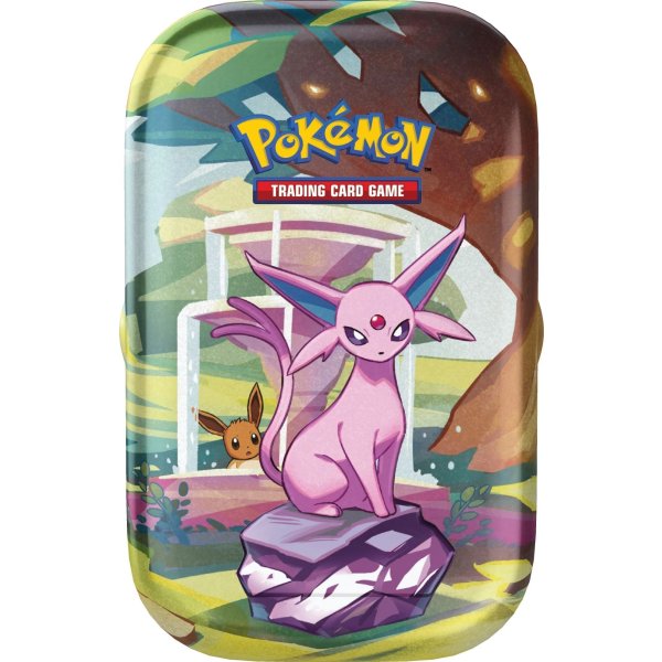 Scarlet &amp; Violet Prismatic Evolutions Espeon Mini Tin (englisch)