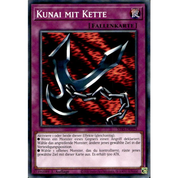 Kunai mit Kette