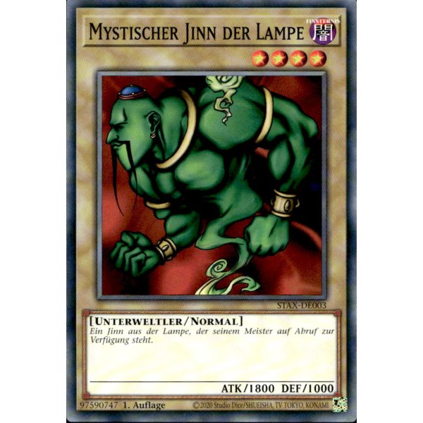 Mystischer Jinn der Lampe