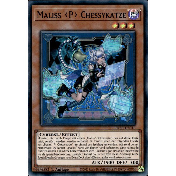 Maliss <P> Chessykatze CRBR-DE016 (Collectors Rare)
