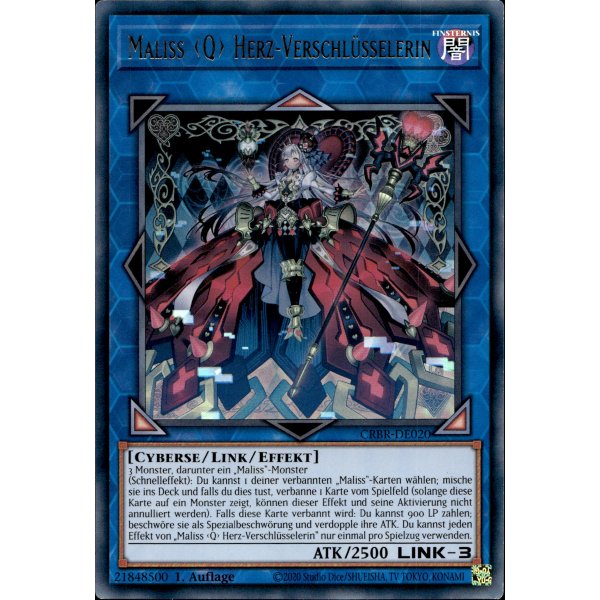 Maliss <Q> Herz-Verschl&uuml;sselerin CRBR-DE020