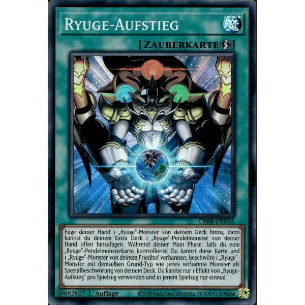 Ryuge-Aufstieg CRBR-DE035 (Super Rare)