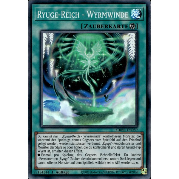 Ryuge-Reich - Wyrmwinde CRBR-DE039 (Super Rare)