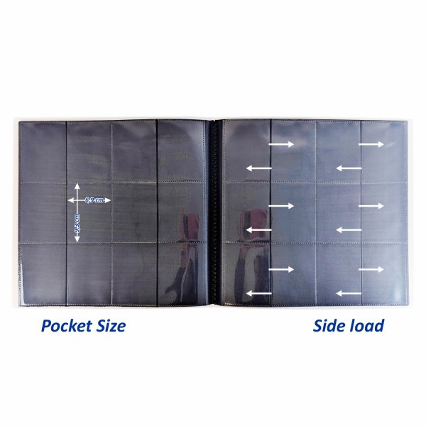 Arkero-G Premium 12-Pocket Card Binder (Tausch- &amp; Sammelalbum) - Wei&szlig;