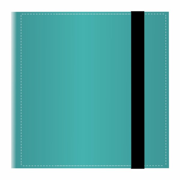 Arkero-G Premium 12-Pocket Card Binder (Tausch- &amp; Sammelalbum) - Aqua