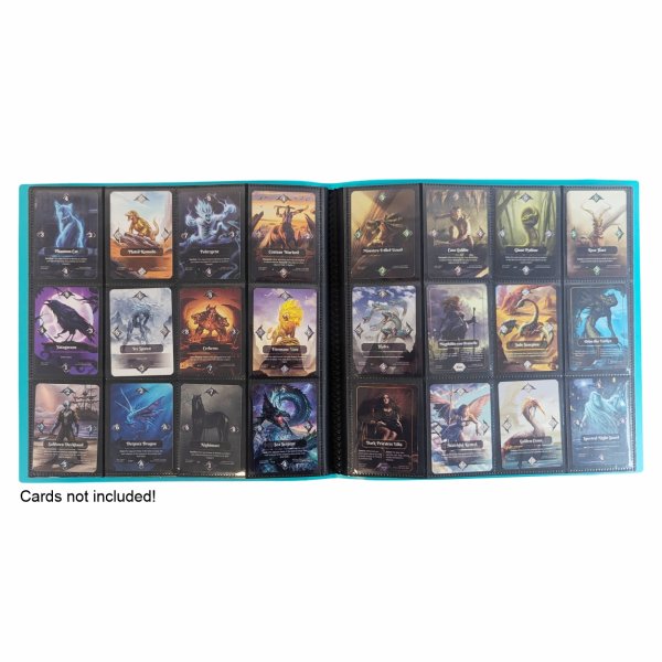 Arkero-G Premium 12-Pocket Card Binder (Tausch- &amp; Sammelalbum) - Aqua