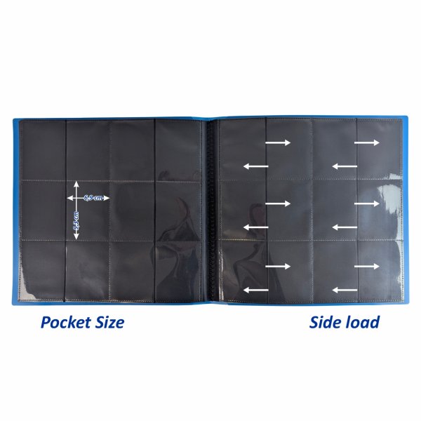 Arkero-G Premium 12-Pocket Card Binder (Tausch- &amp; Sammelalbum) - Hellblau