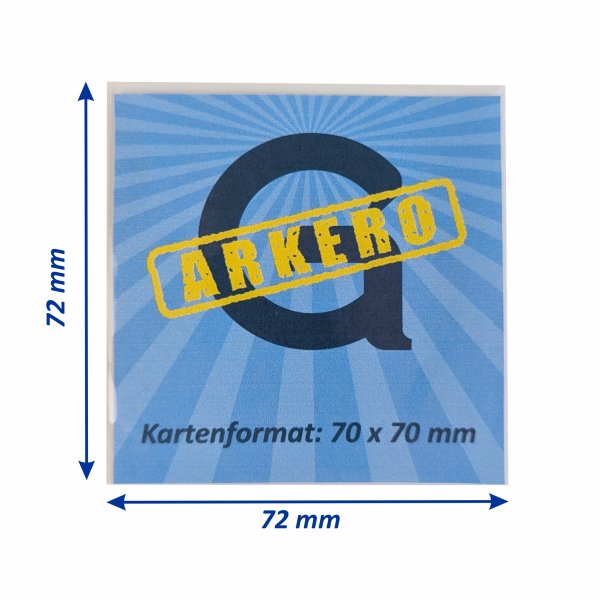 Arkero-G Standard Square-Sized Boardgame Sleeves (100 Kartenh&uuml;llen)