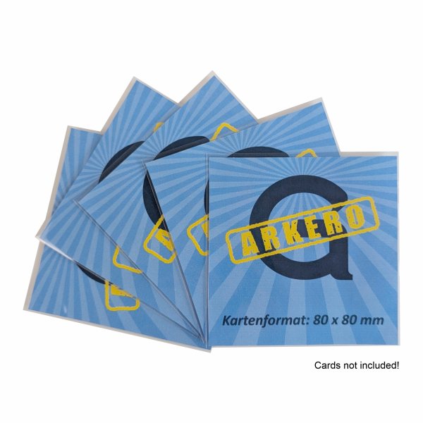Arkero-G Big Square-Sized Boardgame Sleeves (100 Kartenh&uuml;llen)