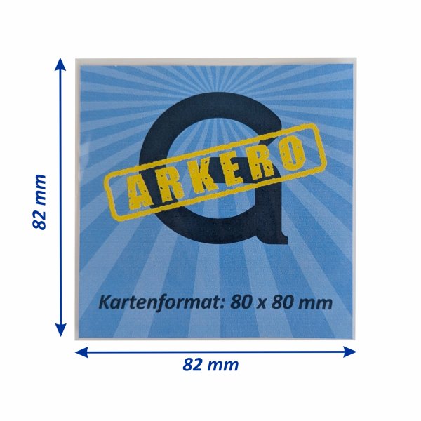 Arkero-G Big Square-Sized Boardgame Sleeves (100 Kartenh&uuml;llen)