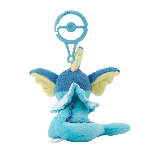 Pokemon Aquana Pl&uuml;sch Schl&uuml;sselanh&auml;nger mit Karabiner 8 cm