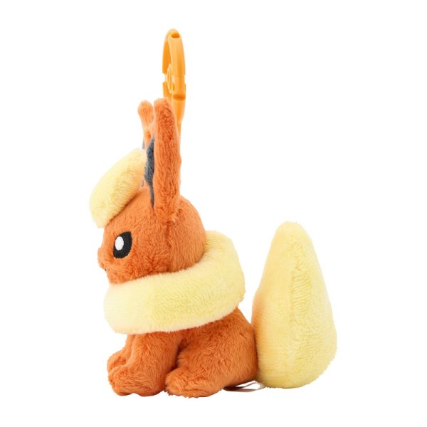 Pokemon Flamara Pl&uuml;sch Schl&uuml;sselanh&auml;nger mit Karabiner 8 cm