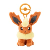 Pokemon Flamara Plüsch Schlüsselanhänger mit Karabiner 8 cm
