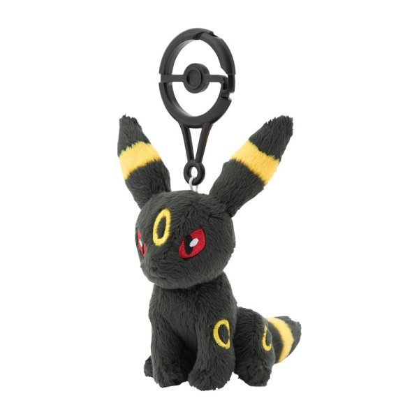 Pokemon Nachtara Pl&uuml;sch Schl&uuml;sselanh&auml;nger mit Karabiner 7 cm