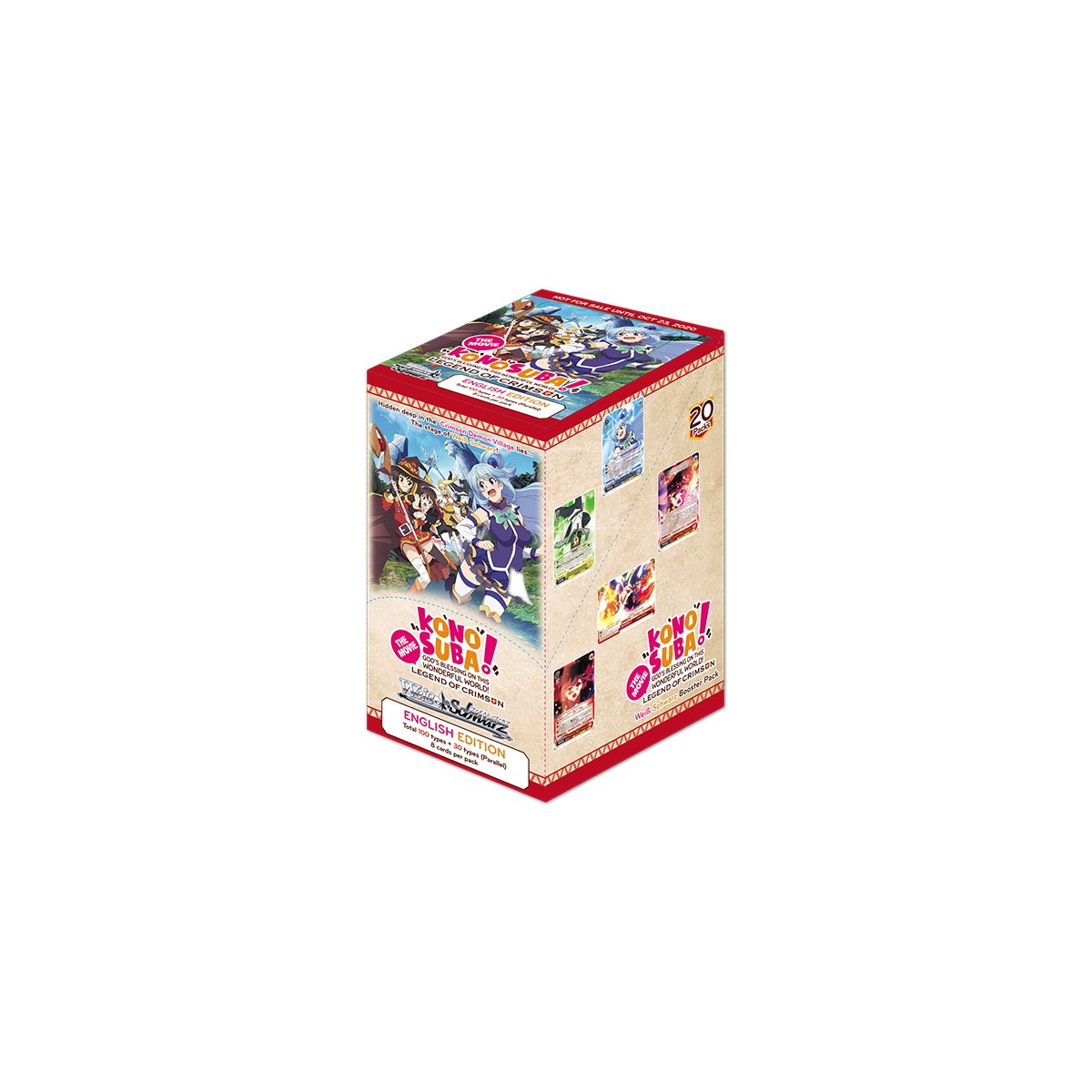 KONOSUBA God's blessing on this wonderful world! Legend of Crimson - Booster  Display (englisch) Weiss Schwarz TCG kaufen