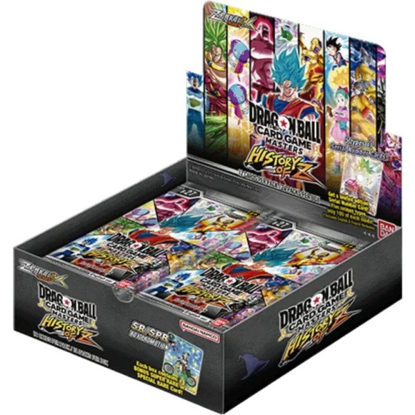 Dragon Ball Super Card Game - History of Z - Masters Zenkai Series Ex Set 10 B27 Booster Display (englisch)