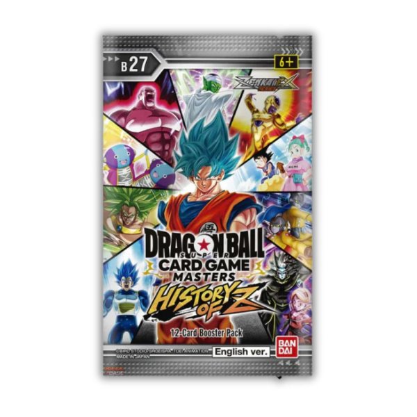 Dragon Ball Super Card Game - History of Z - Masters Zenkai Series Ex Set 10 B27 Booster (englisch)