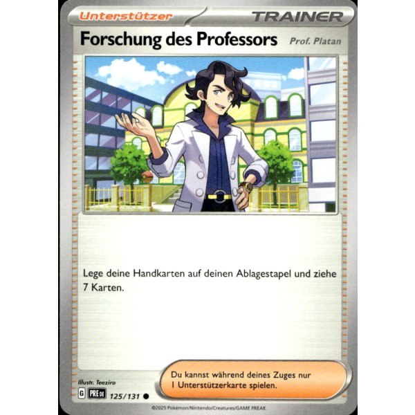 Forschung des Professors 125/131
