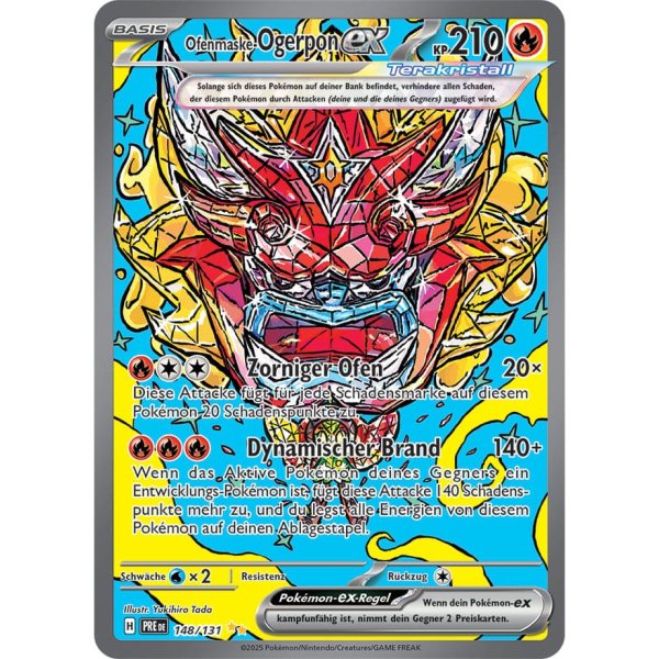 Ofenmaske-Ogerpon-ex 148/131 Special Illustration Rare