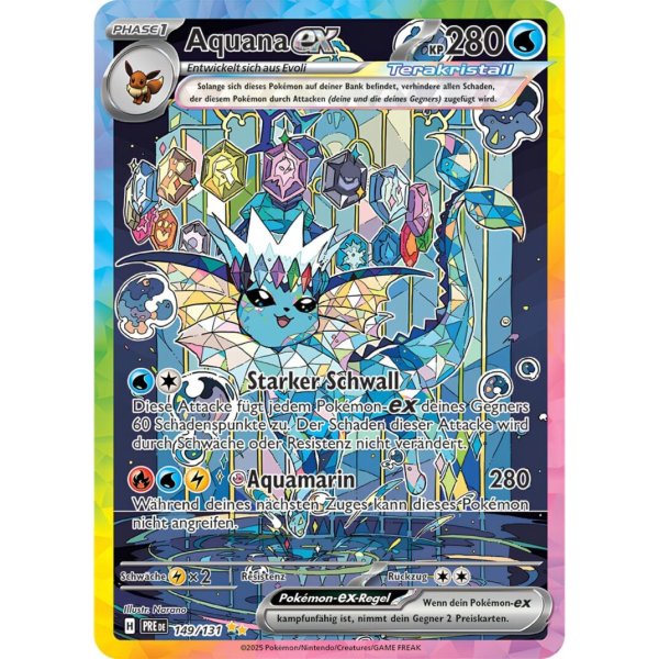 Aquana-ex 149/131 Special Illustration Rare