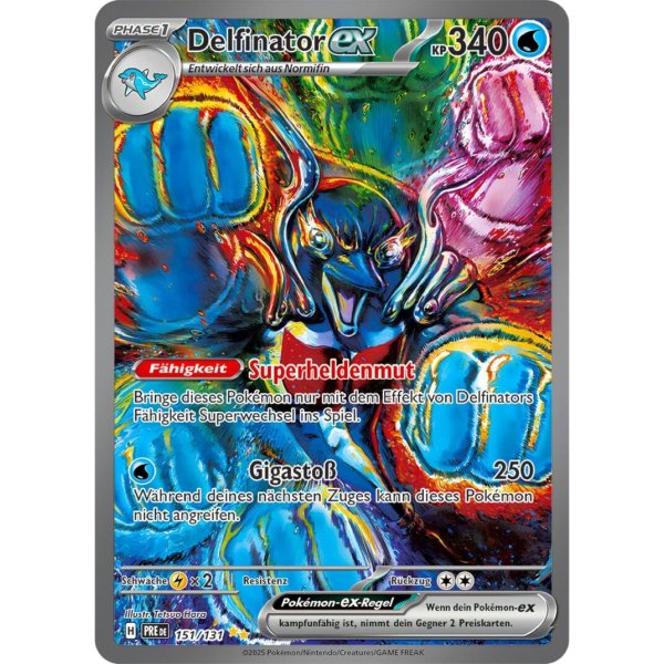 Delfinator-ex 151/131 Special Illustration Rare