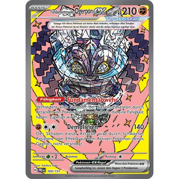 Fundamentmaske-Ogerpon-ex 160/131 Special Illustration Rare