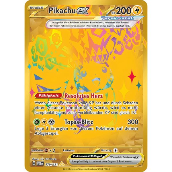 Pikachu-ex 179/131 Hyper Rare