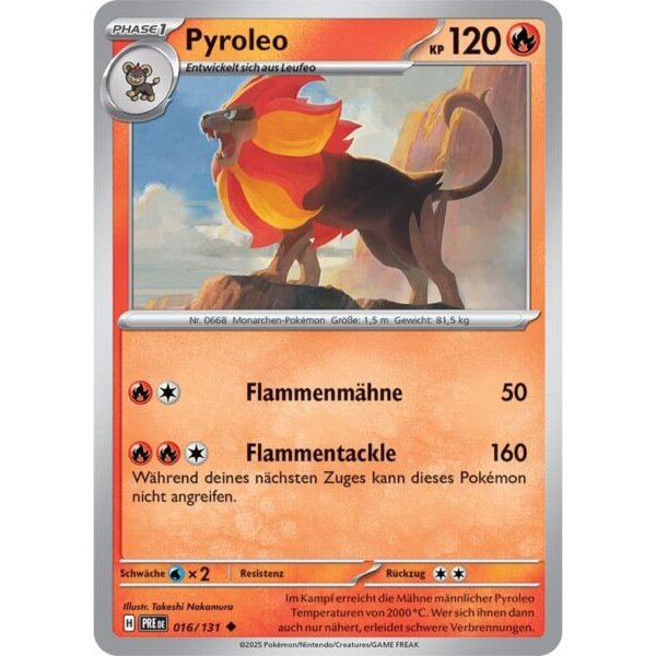 Pyroleo 016/131 REVERSE HOLO