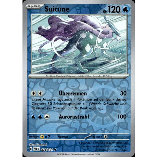 Suicune 024/131 REVERSE HOLO