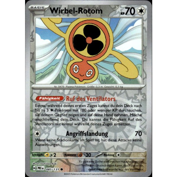 Wirbel-Rotom 085/131 REVERSE HOLO