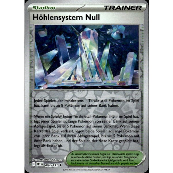 H&ouml;hlensystem Null 094/131 REVERSE HOLO