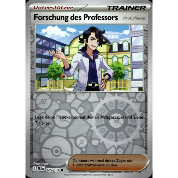 Forschung des Professors 125/131 REVERSE HOLO