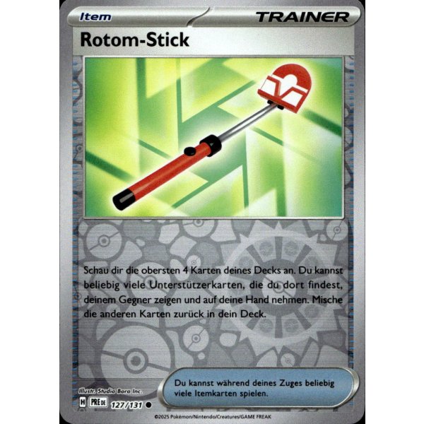 Rotom-Stick 127/131 REVERSE HOLO
