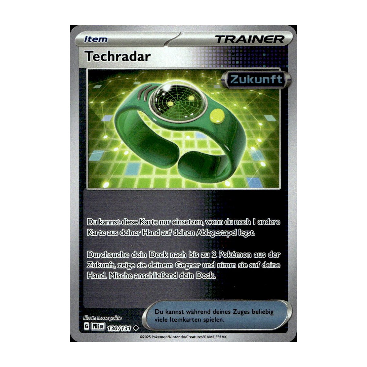Techradar 130/131 REVERSE HOLO Prismatische Entwicklungen Pokemon Karte ...