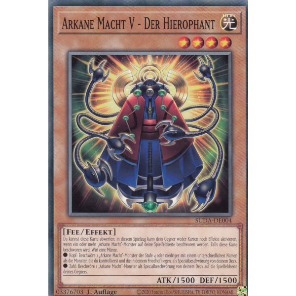 Arkane Macht V - der Hierophant SUDA-DE004