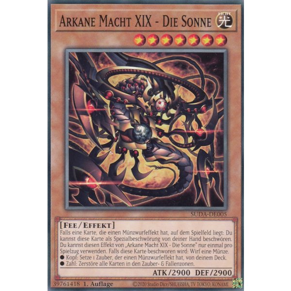 Arkane Macht XIX - die Sonne SUDA-DE005