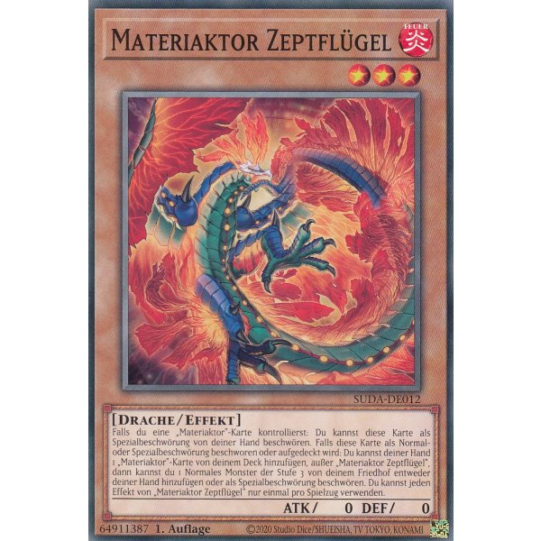 Materiaktor Zeptfl&uuml;gel SUDA-DE012