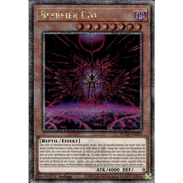 Befreier Eto SUDA-DE023 (Quarter Century Secret Rare)