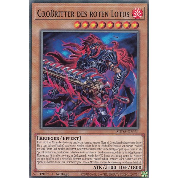 Gro&szlig;ritter des roten Lotus SUDA-DE024