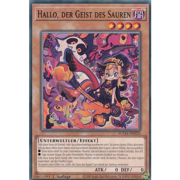 Hallo, der Geist des Sauren SUDA-DE026