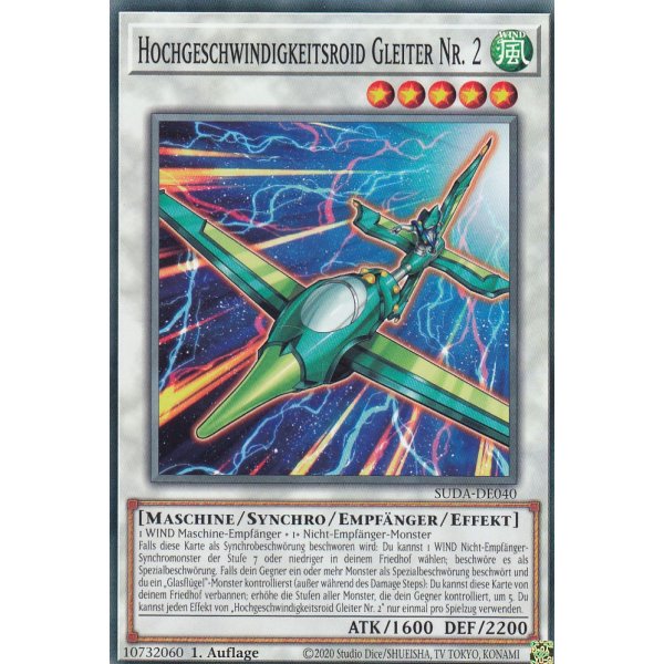 Hochgeschwindigkeitsroid Gleiter Nr.2 SUDA-DE040