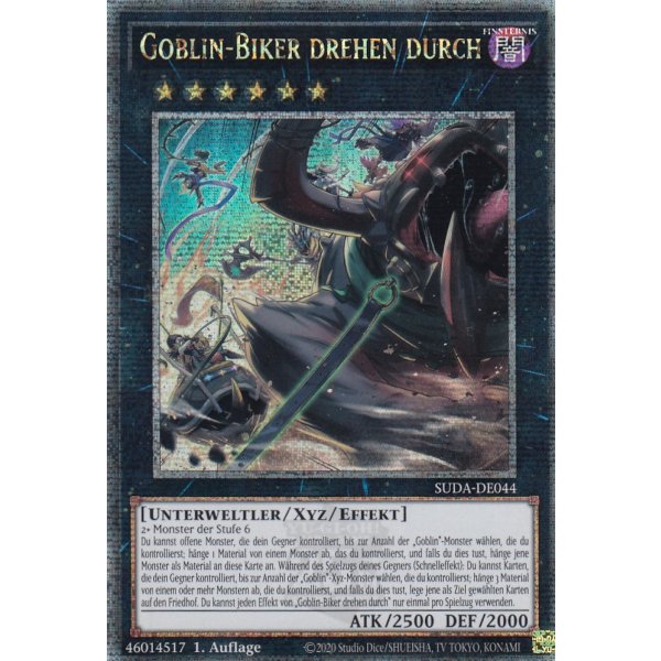 Goblin-Biker drehen durch SUDA-DE044 (Quarter Century Secret Rare)