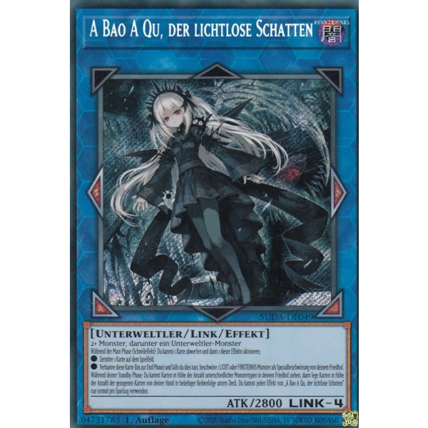 A Bao A Qu, der lichtlose Schatten SUDA-DE049 (Secret Rare)