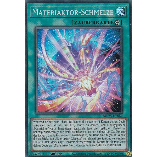 Materiaktor-Schmelze SUDA-DE059 (Super Rare)