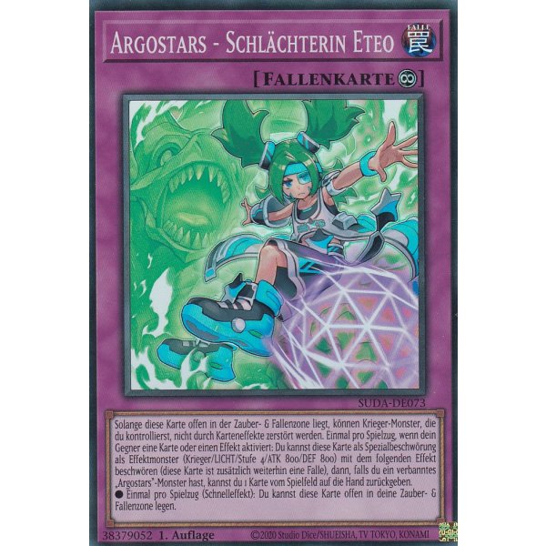 Argostars - Schl&auml;chterin Eteo SUDA-DE073 (Super Rare)