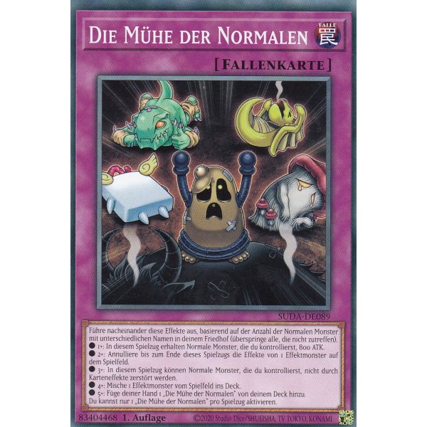 Die M&uuml;he der Normalen SUDA-DE089