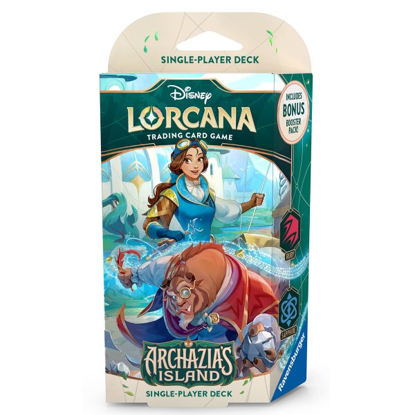 Disney Lorcana: Archazias Island - Starter Deck Ruby and Sapphire (englisch)