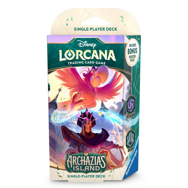 Disney Lorcana: Archazias Island - Starter Deck Amethyst and Steel (englisch)