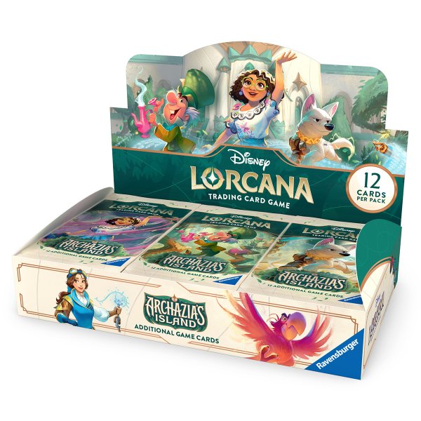 Disney Lorcana: Archazias Island - Display mit 24 Booster Packs (englisch)